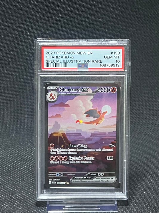 PSA 10 Charizard ex, SIR , 151