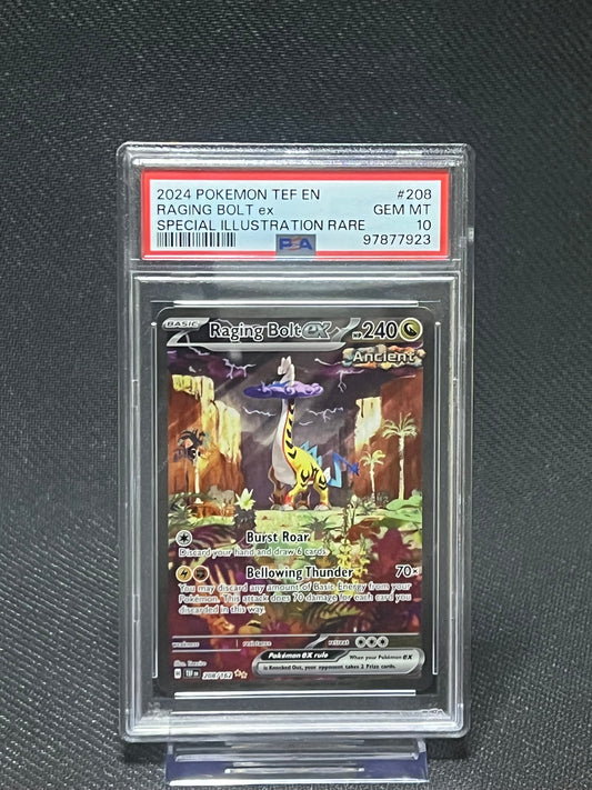 PSA 10 Raging Bolt ex, SIR , Temporal Forces