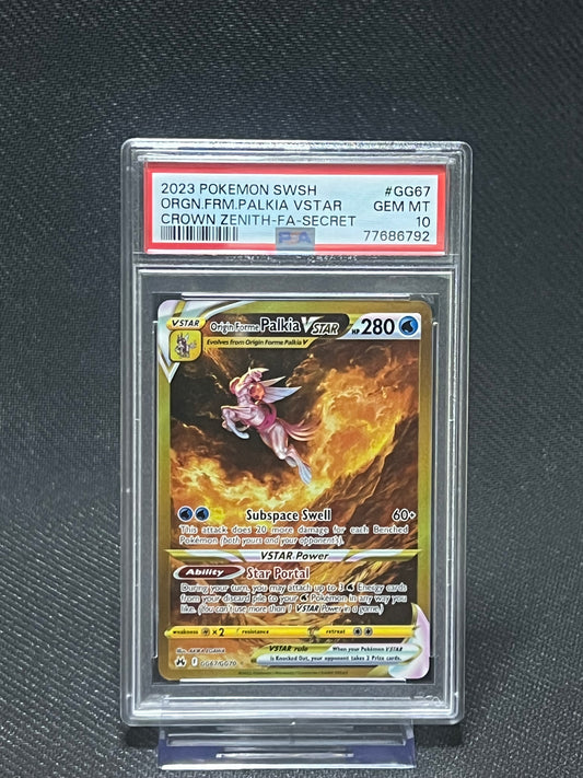 PSA 10 Palkia Vstar, Crown Zenith- Secret
